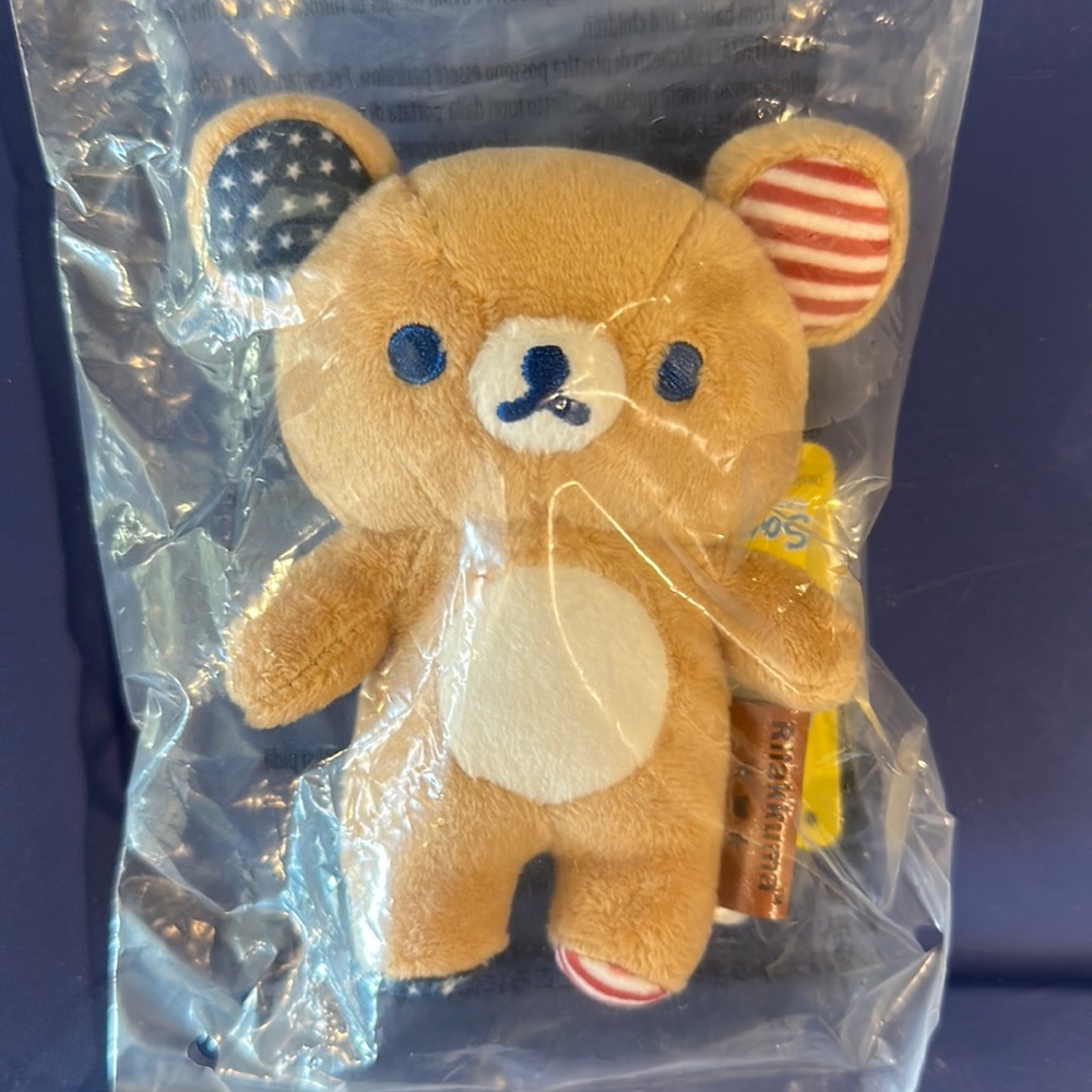 Rilakkuma 20th anniversary USA tour plush keychain